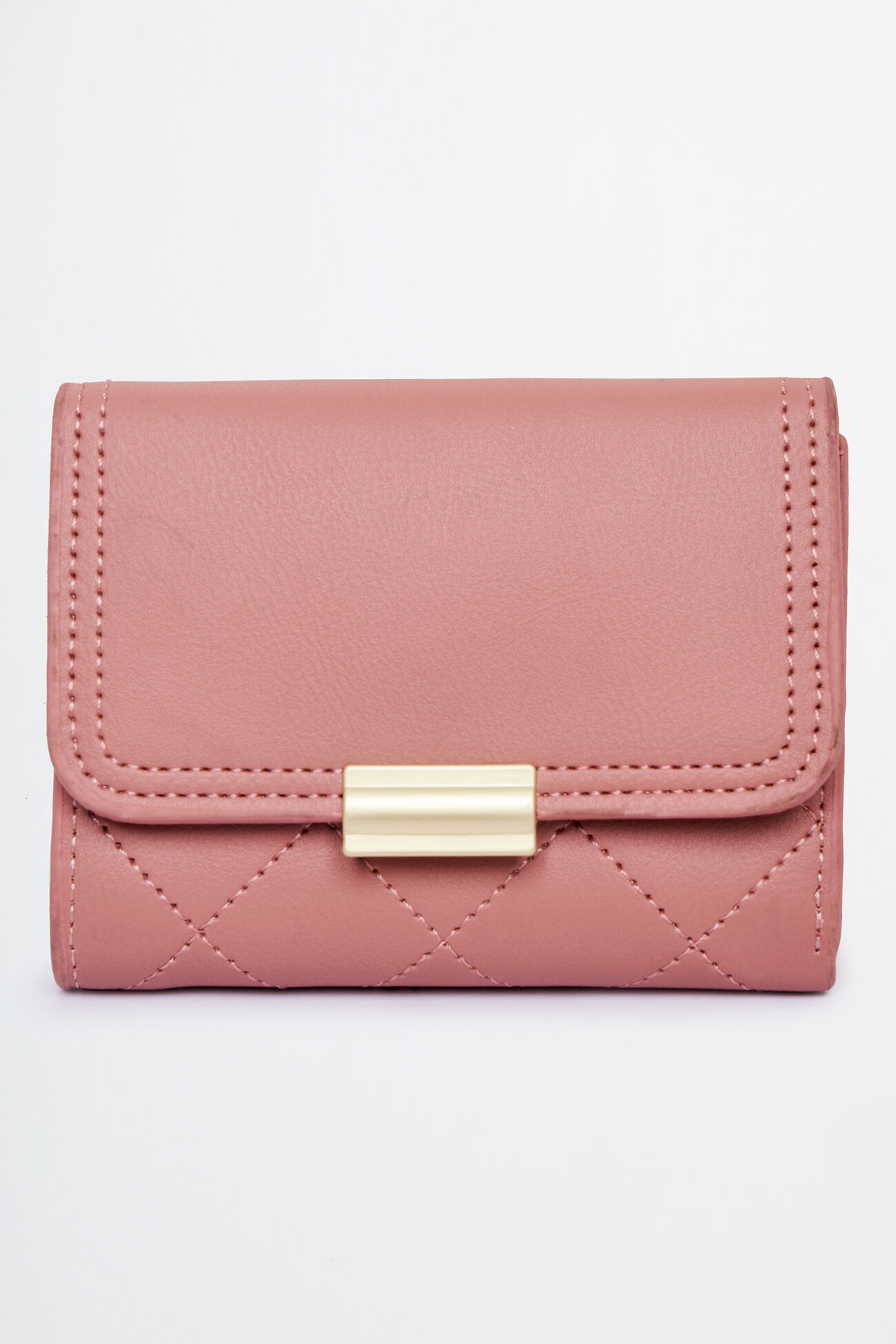Pink Top Closure Wallet, , image 1